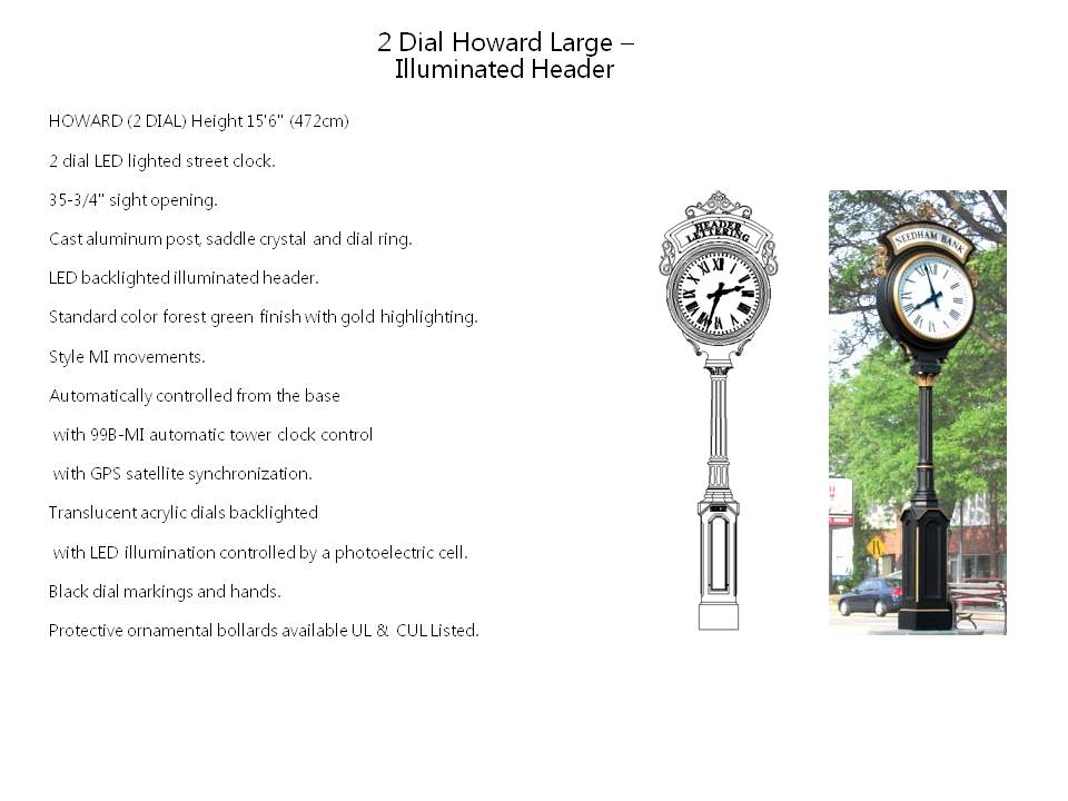 2 Dial Howard Large – Illuminated Header