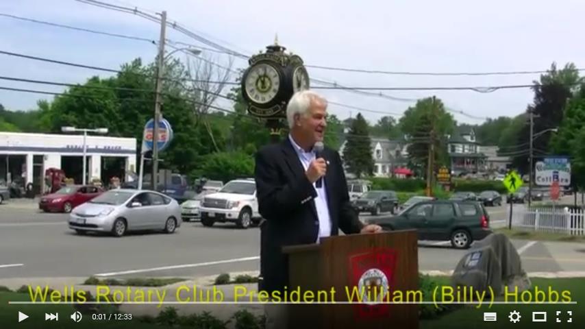 2012 Town of Wells Maine Clock Dedication