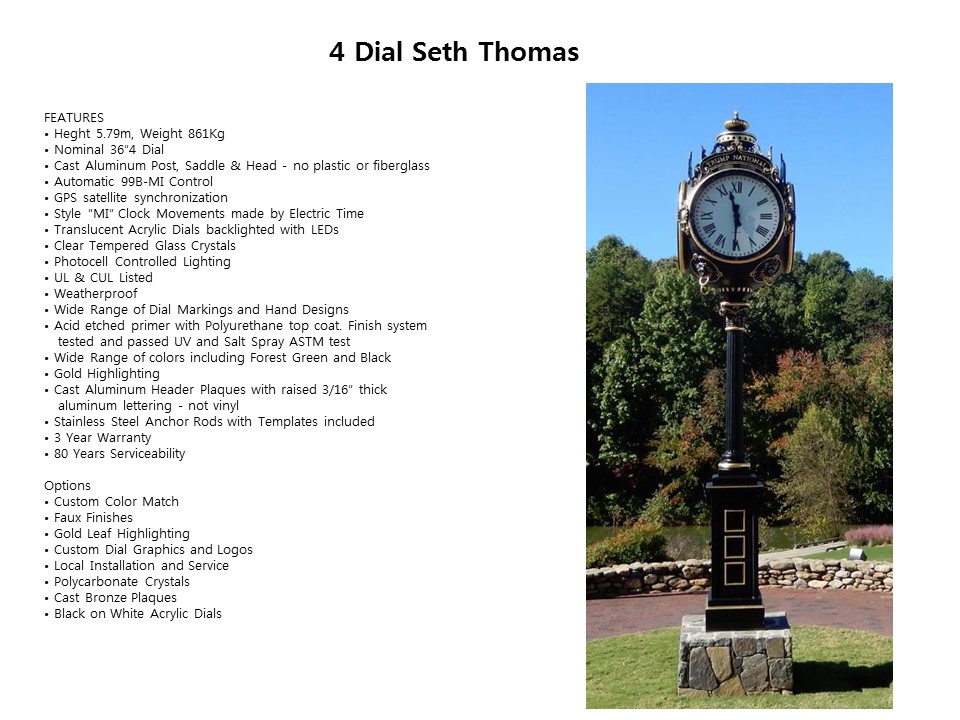 4 Dial Seth Thomas